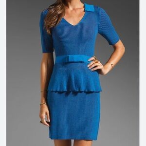 Vintage 30’s Nanette Lepore Short Sleeve Sweater Dresses